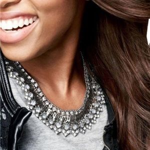 Stella & Dot Palladian Bib Collar Choker Necklace